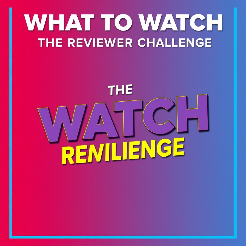 What To Watch: The Reviewer Challenge